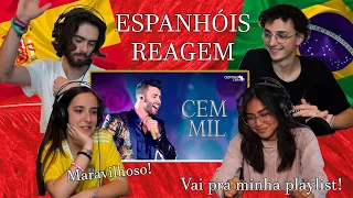 ESPANHÓIS REAGEM A SERTANEJO  | Gusttavo Lima - Cem Mil