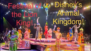 Festival of the Lion King! At Disney Animal Kingdom Park!Full show 5/16/23.Please subscribe #disney