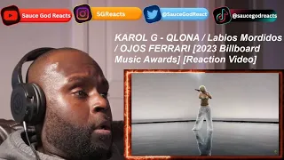 KAROL G - QLONA / Labios Mordidos / OJOS FERRARI [2023 Billboard Music Awards] | REACTION | REACTION