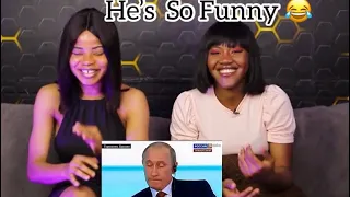 Get Ready To laugh 😂|Our First Time Reacting To Vladimir Putin jokes|