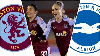 Aston Villa vs Brighton Women FA Conti Cup Highlights