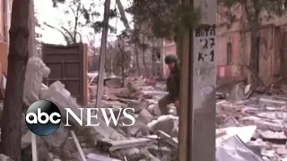 Russian strikes on Kharkiv leave homes in ruins