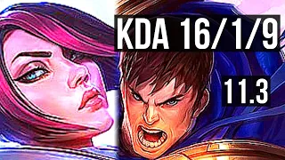 FIORA vs GAREN (TOP) | 16/1/9, Legendary, 1.3M mastery | EUW Diamond | v11.3