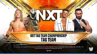 WWE 2K24 Axiom & Nathan Frazer Vs. The D'Angelo Family | NXT Tag Team Championship | NXT 5/21/24