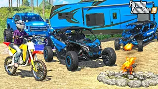 CAMPING TRIP WITH EVERY OFFROAD TOY | FARMING SIMULATOR 2019