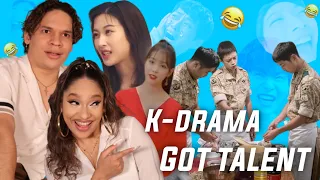 Waleska & Efra react to K-Drama Funny WTF MOMENTS | K-drama's Got Talent