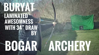 Buryat - laminated Bow with 34" draw bei Bogar/Vegh - Review