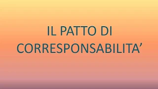 CONCORSO DOCENTI Lez. 1 Patto di Corresponsabilità