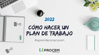 Cómo hacer un plan de trabajo