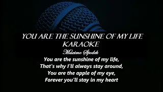 You are the sunshine of my life, Karaoke, Love Songs, Romantic Music, Greatest Hits, Stevie Wonder