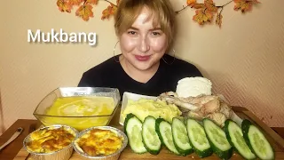 ВПЕРВЫЕ ПП МУКБАНГ ДЕНЬ БЛАГОДАРЕНИЯ ПРОВОЖАЕМ ОСЕНЬ| PUMPKIN SOUP TURKEY MUKBANG ASMR 먹방 eatingshow