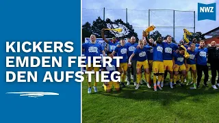 BSV Kickers Emden feiert Aufstieg in die Regionalliga