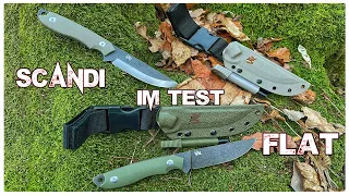 Odenwolf Ambulo Scandi und Flat von NEUE Outdoor Bushcraft Messer im Test Wolfgangs