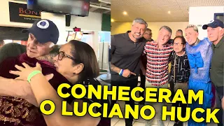 REALIZEI O SONHO DOS MEUS AVÓS DE CONHECER O LUCIANO HUCK