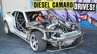 The 1000hp Duramax-Swapped Camaro is BACK. And it Drives!! // Knuckle Busters 2 Ep.13