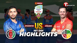 Highlights | Zimbabwe vs Afghanistan | 1st ODI | T Sports