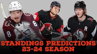 NHL Standings Predictions For The 2023-24 Season