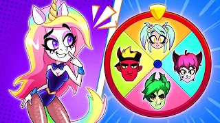 Find Your Love or Spin The DARE WHEEL 💖🎯 Crazy Animation Memes and Challenges by Z-Boo