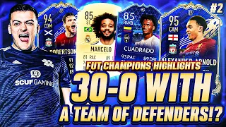 30-0 ON FUT CHAMPIONS USING ONLY DEFENDERS!! Fifa 20 Ultimate Team Highlights & Squad Builder!