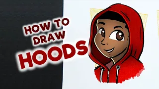 How to Draw Hoods and Hoodies | Cadillac Cartoonz