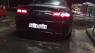 Mercedes s560 v8 BiTurbo 2019 cabriolet sound exhaust 🔥