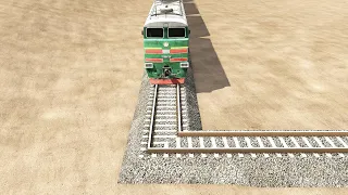 Trains vs 90 Degree Turn – BeamNG.Drive