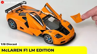 Unboxing McLaren F1 LM Edition 1:18 Diecast Model Car by AUTOart Models