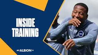 Rondos, Nutmegs & Mitoma On Target 🎯 | Brighton's Inside Training