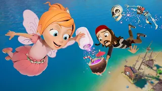 BEDTiME STORiES with ADLEY ✨ Dad reads Finding Niko, Pirate Pool, Fairy Glitter Fun! Family Cartoon