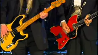 ZZ Top perform at the 2004 Rock and Roll Hall of Fame Inductions