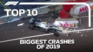 Top 10 Biggest F1 Crashes of 2019