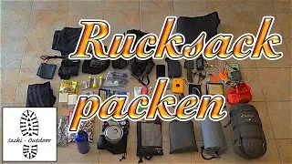 Wanderwissen: Rucksack richtig packen