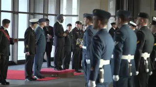 Minister of National Defence arrival at National Defence HQ