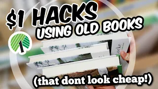 Upcycling Old Books Into High-end DIY Projects! | Dollar Tree DIY | Krafts by Katelyn