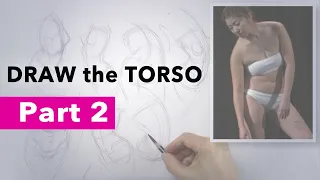 How to Draw the Torso Exercise Part 2, One Minute Poses Demo