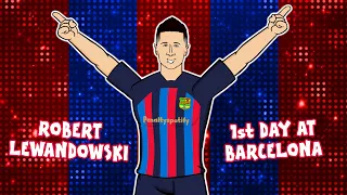 LEWANDOWSKI SIGNS FOR FC BARCELONA!