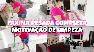 🔴FAXINA PESADA NA SALA / MUITA SUJEIRA E BAGUNÇA / MOTIVAÇÃO DE LIMPEZA