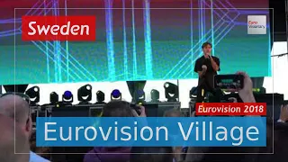 Benjamin Ingrosso (Sweden) - Dance You Off (LIVE @ Eurovision Village) Eurovision 2018
