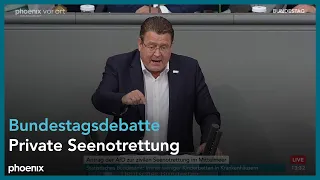 Bundestagsdebatte zur privaten Seenotrettung im Mittelmeer am 19.10.23