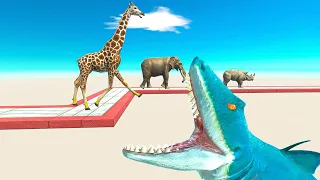 Deadly Zig-Zag Who Can Fall? ► Animal Revolt Battle Simulator