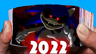 Evolution of SONIC.EXE (2022) Flip book