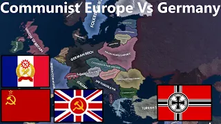 Germany Vs Communist Europe!? Hoi4 Timelapse