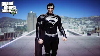 GTA 5 - Superman New 52 (Black Suit)