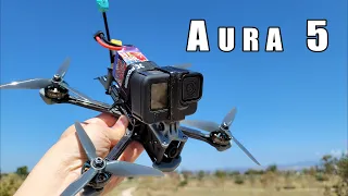 Foxeer Aura 5 BNF Freestyle Quad Review 😎