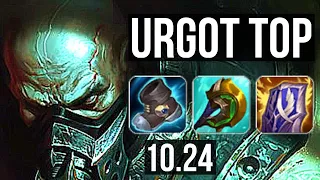 URGOT vs YASUO (TOP) | 300+ games, Dominating | EUW Diamond | v10.24