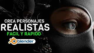 CREA PERSONAJES REALISTAS en BLENDER con UN CLICK! 🔥 | Humanify Addon