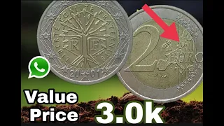 2 euro France 1999 Defect on French euro coins RARE Expensive top 2 euro coin