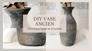 Comment transformer un vase - DIY vase ancien