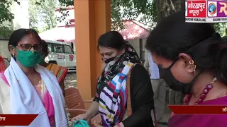 महिला थाना प्रभारी अर्चना सिंह एवम उनकी टीम को सेवा भारती मातृ मंडल ने कोरोना वारियर्स के रूप में