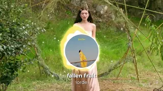 fallen fruit - lorde (official instrumentals + backing vocals)